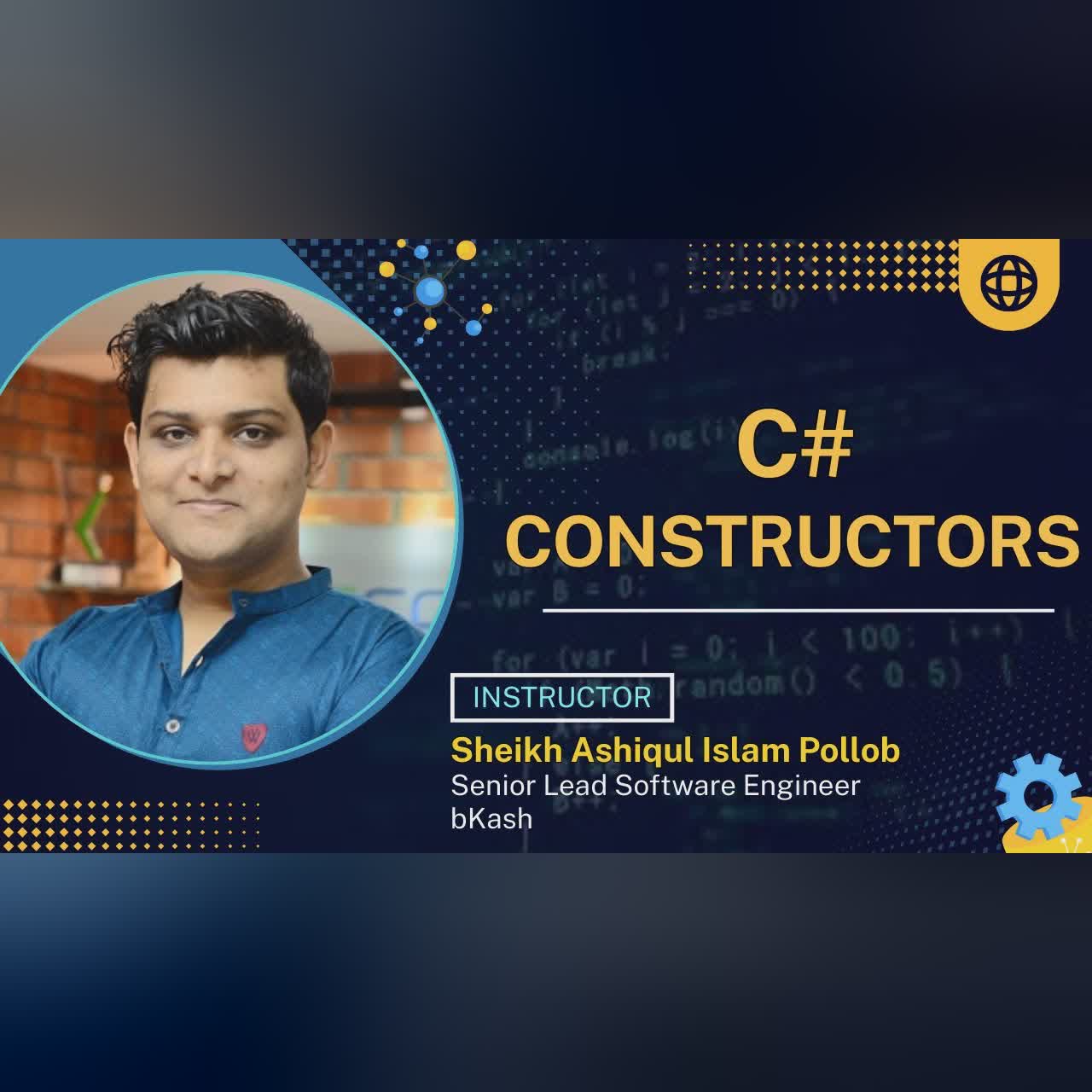 Class 15: C# Constructors | C# Bangla Tutorial | C# Free Course Bangla