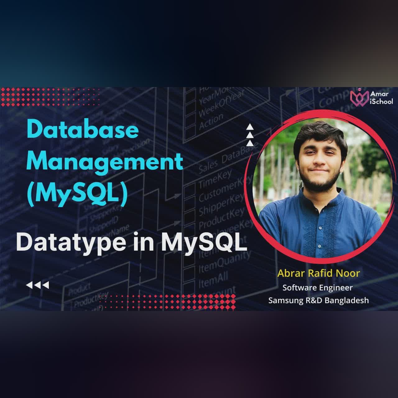 Database (MySQL) - Day 10 | MySQL Data Types | Understanding different Data Types in MySQL | Lec. 7