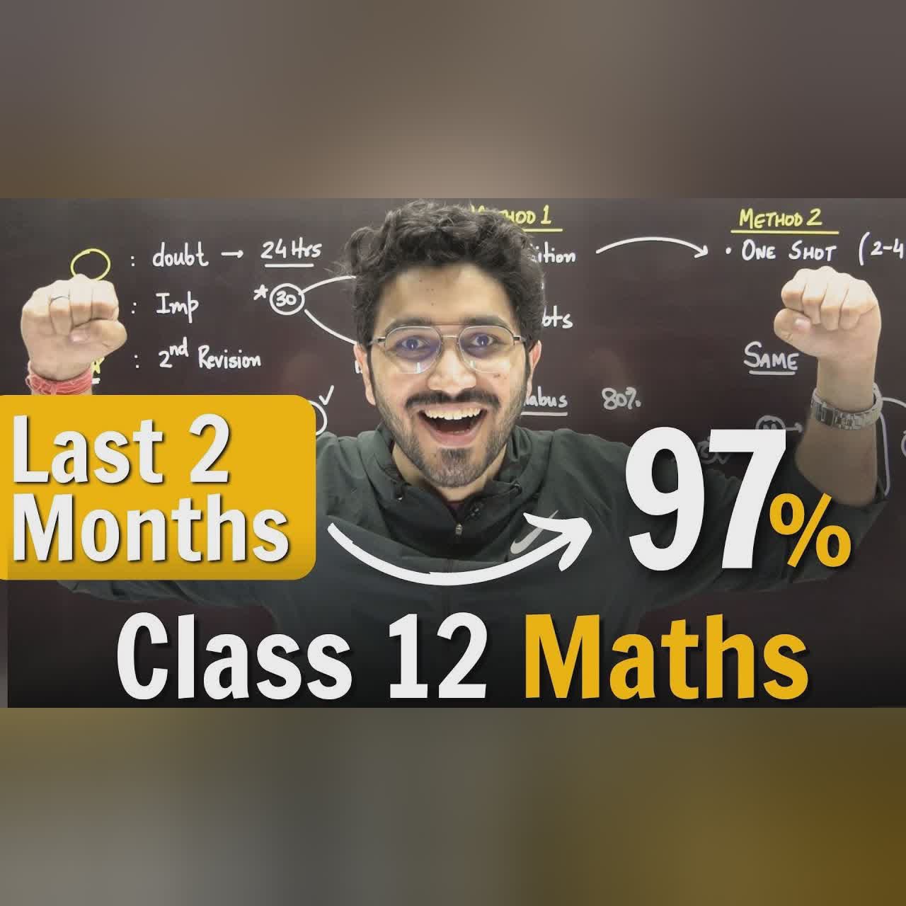 Class 12 Maths for Board Exam : Last 2 Months Strategy