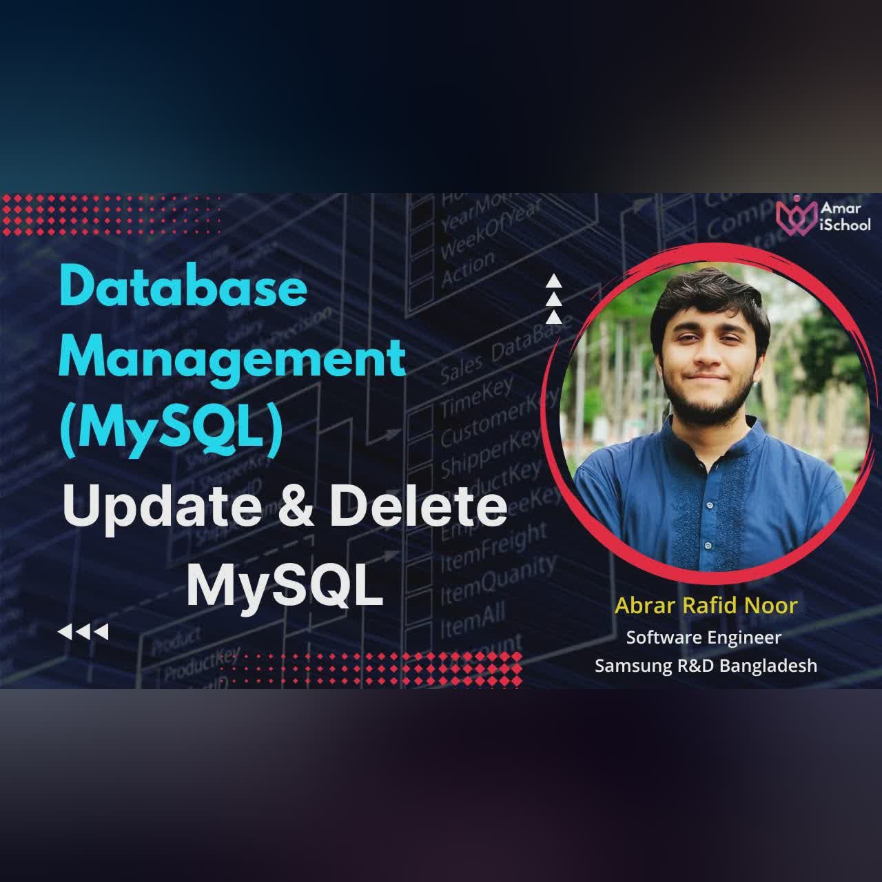 Database (MySQL) - Day 7 | Update & Delete | SQL | Lecturer 4