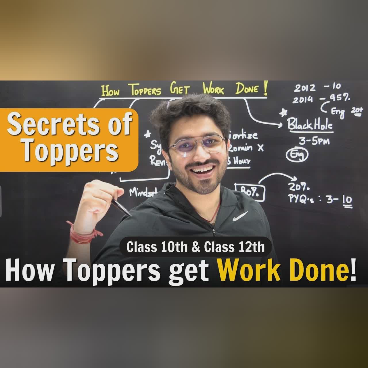 How Toppers get work Done | Class 12 & Class 10 - Boards & CUET