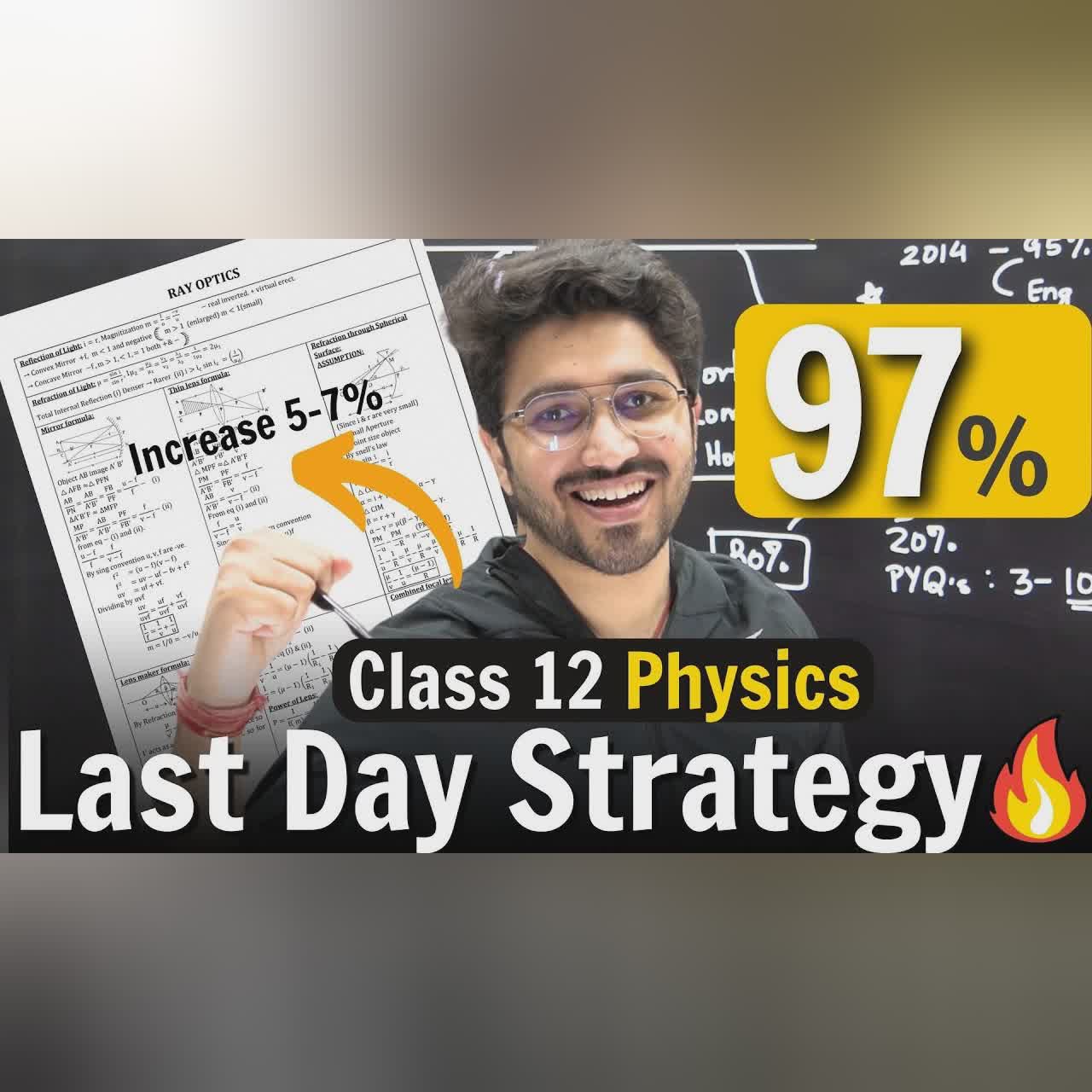 Class 12 Physics Board Exam | Last Day Strategy & Resources - Revision Notes & MCQs
