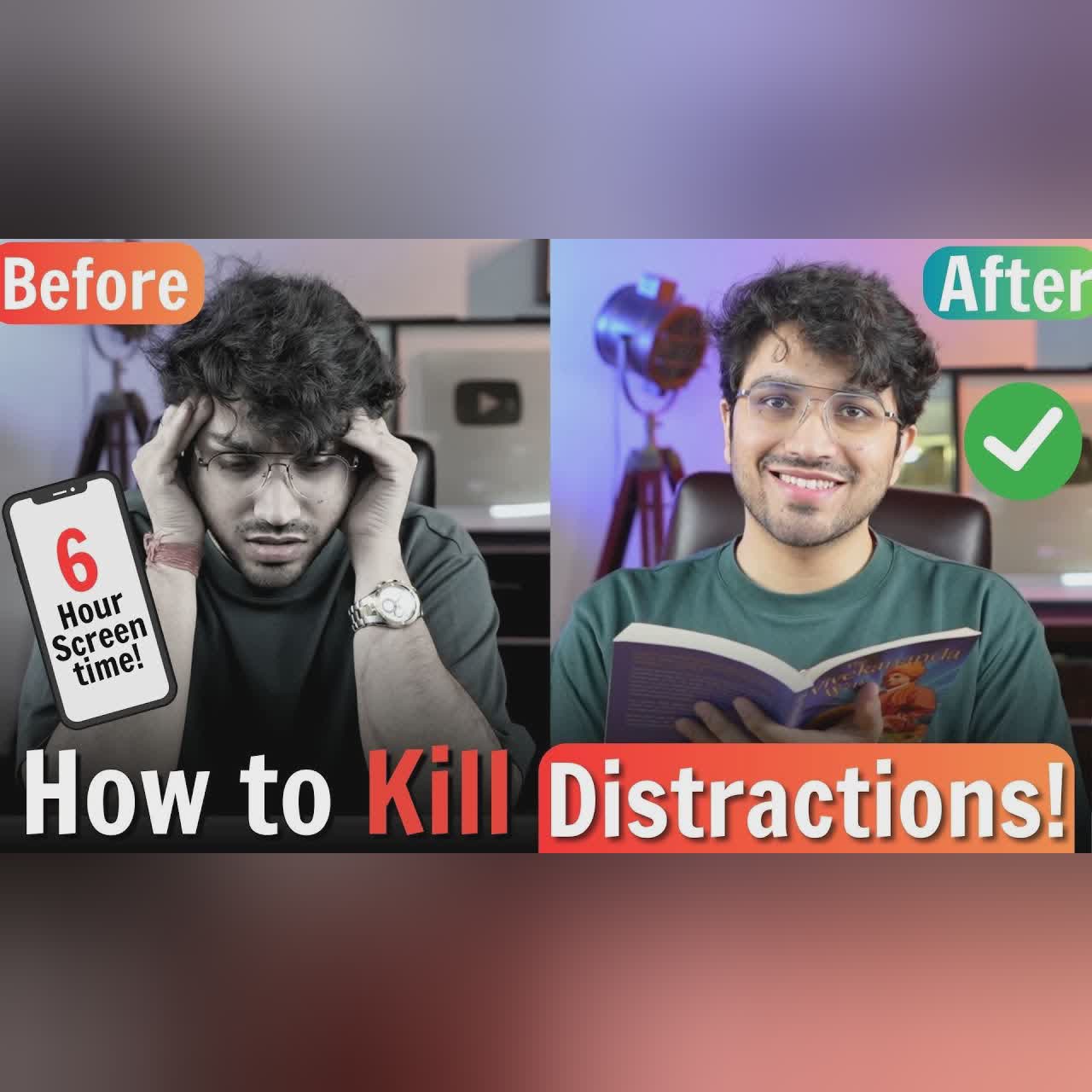 How to overcome Distractions ? 7 Learnings for students