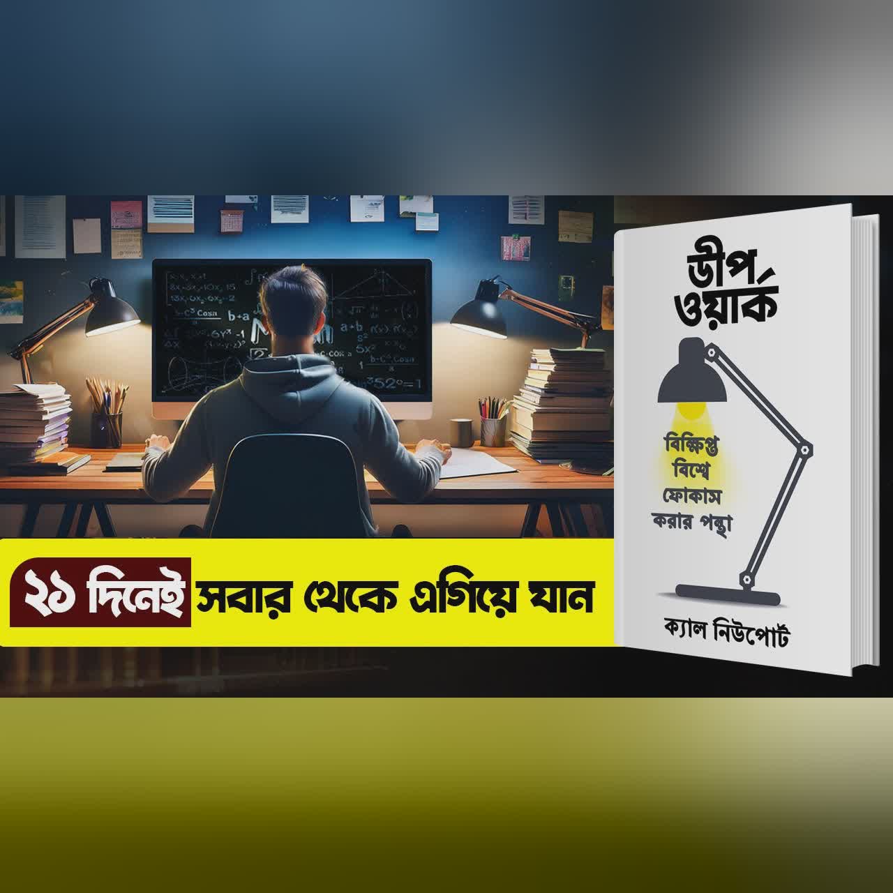 বিক্ষিপ্ত মনকে নিয়ন্ত্রণ করার উপায় | Deep Work by Cal Newport Bangla Audiobook Summary
