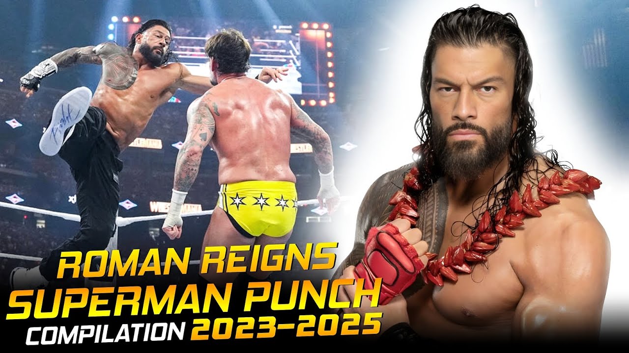Roman Reigns - Superman Punch Compilation 2023-2025 (So Far)