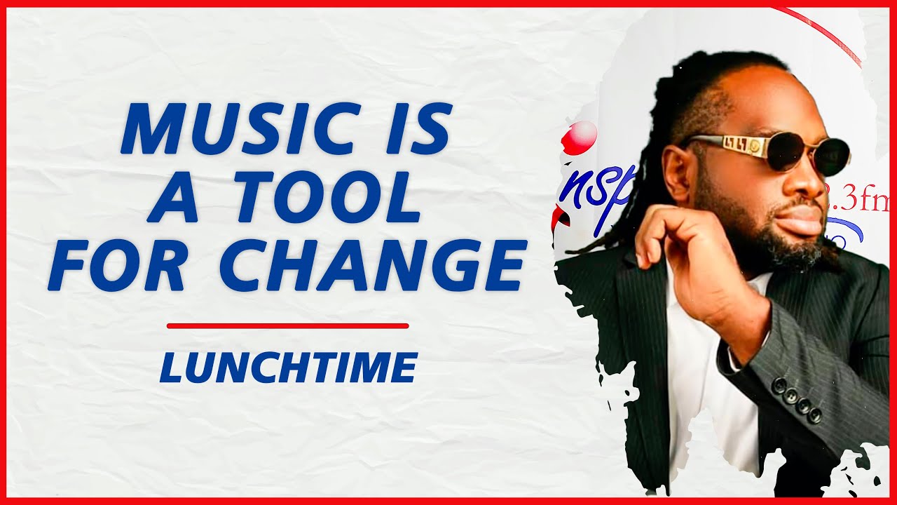"Music is a tool for change and it can do a lot of good if put into use" - Cobhams on Lunchtime