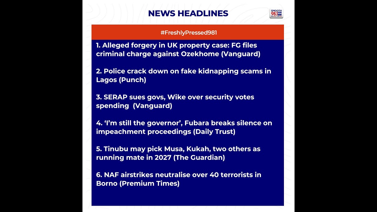 #FreshlyPressed981: Alleged forgery in UK property case: FG files criminal charge against Ozekhome