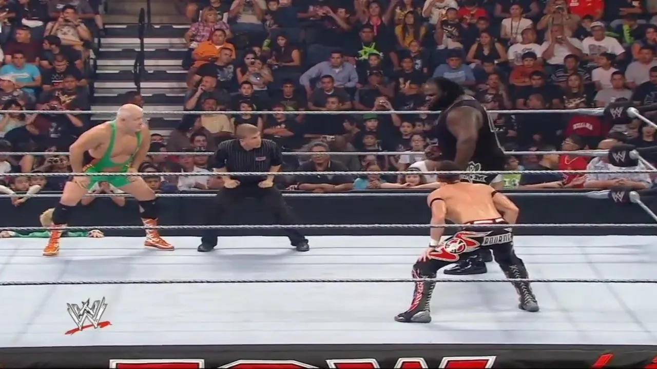 Evan Bourne ✌🏻vs. Finlay 🍀 vs. Mark Henry 💪🏿(WWE ECW 21/10/2008)Part.1