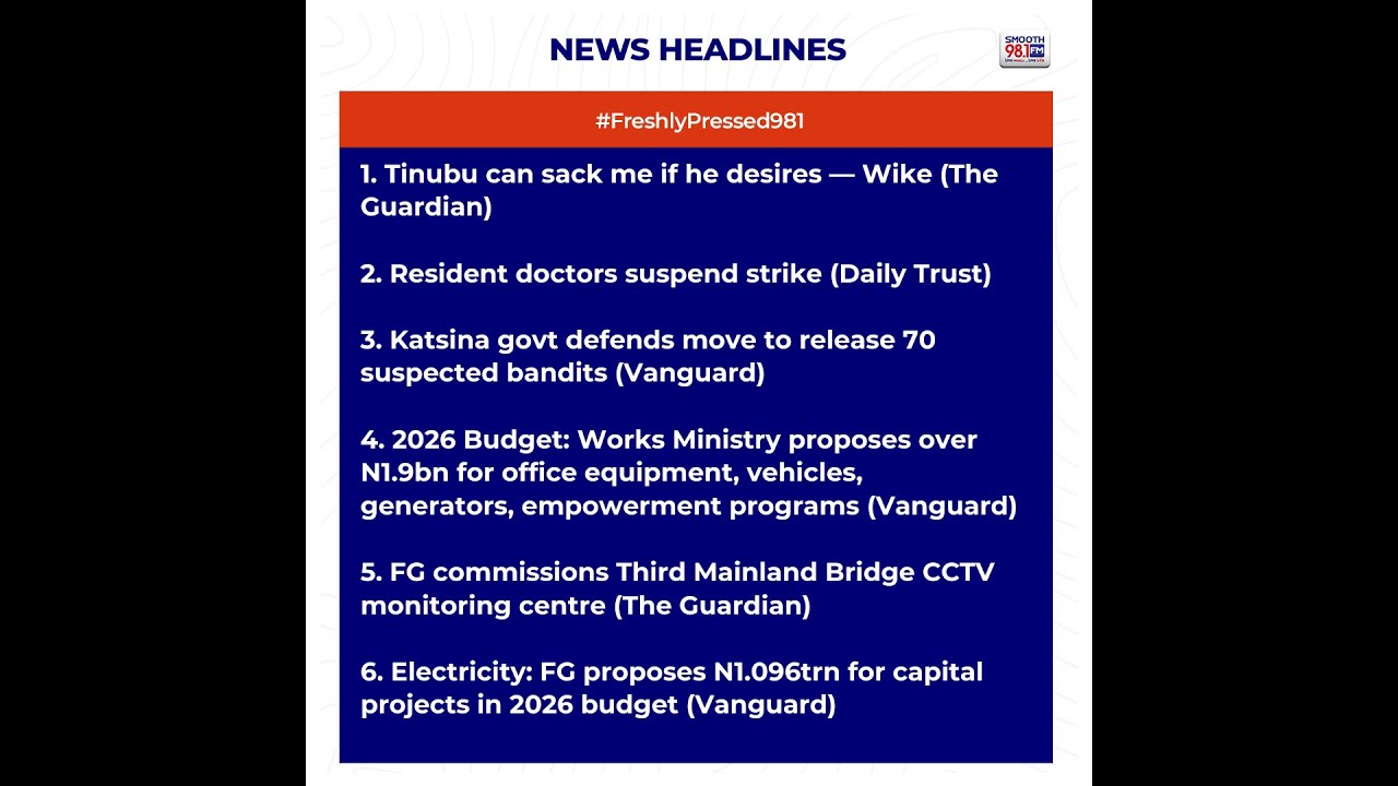 #FreshlyPressed981: Tinubu can sack me if he desires — Wike