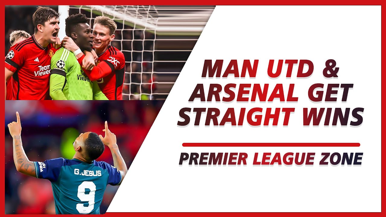 Manchester United and Arsenal secure straight wins in the Champions League | PL ZONE