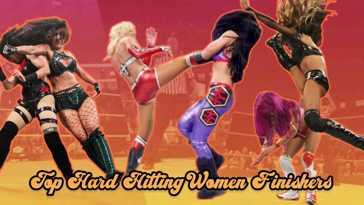 Top 30 Most Hard Hitting Women Finishers In WWE //Liv Spiteful//