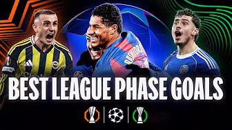 BEST League Phase Goals! | Champions League, Europa League and Conference League