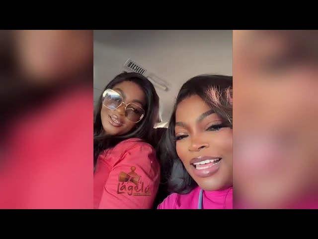 Drama between Funke Akindele and Eniola Badmus as they take over Abuja for new Movie BTS