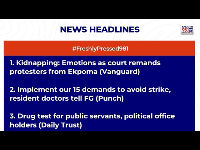 #FreshlyPressed981: Drug test for public servants, political office holders