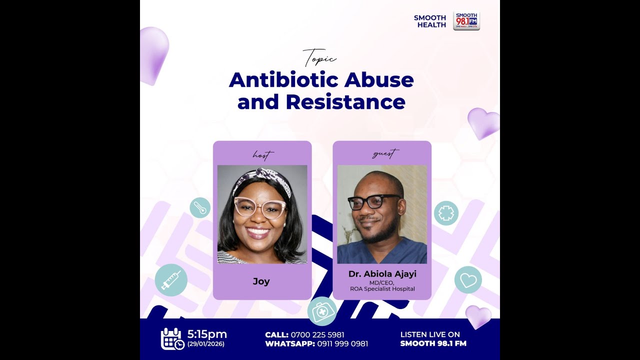 #SmoothHealth981: Antibiotic Abuse and Resistance