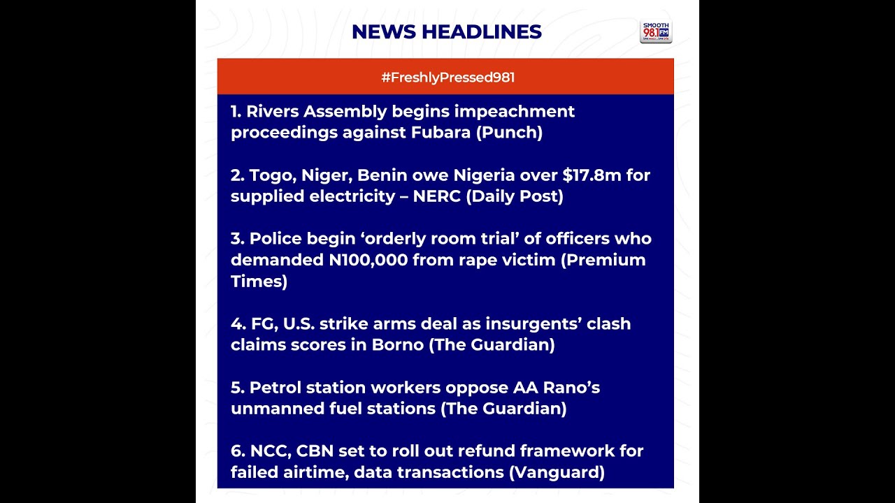 #FreshlyPressed981: Rivers Assembly begins impeachment proceedings against Fubara