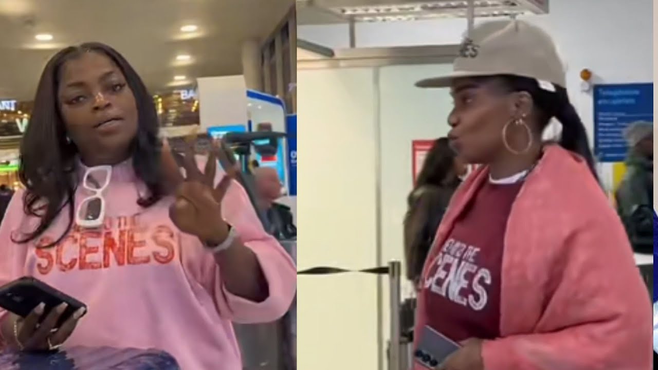 BTS: Watch how Funke Akindele, Iyabo Ojo, Tobi Bakre, Uche Montana other storm London for new movie