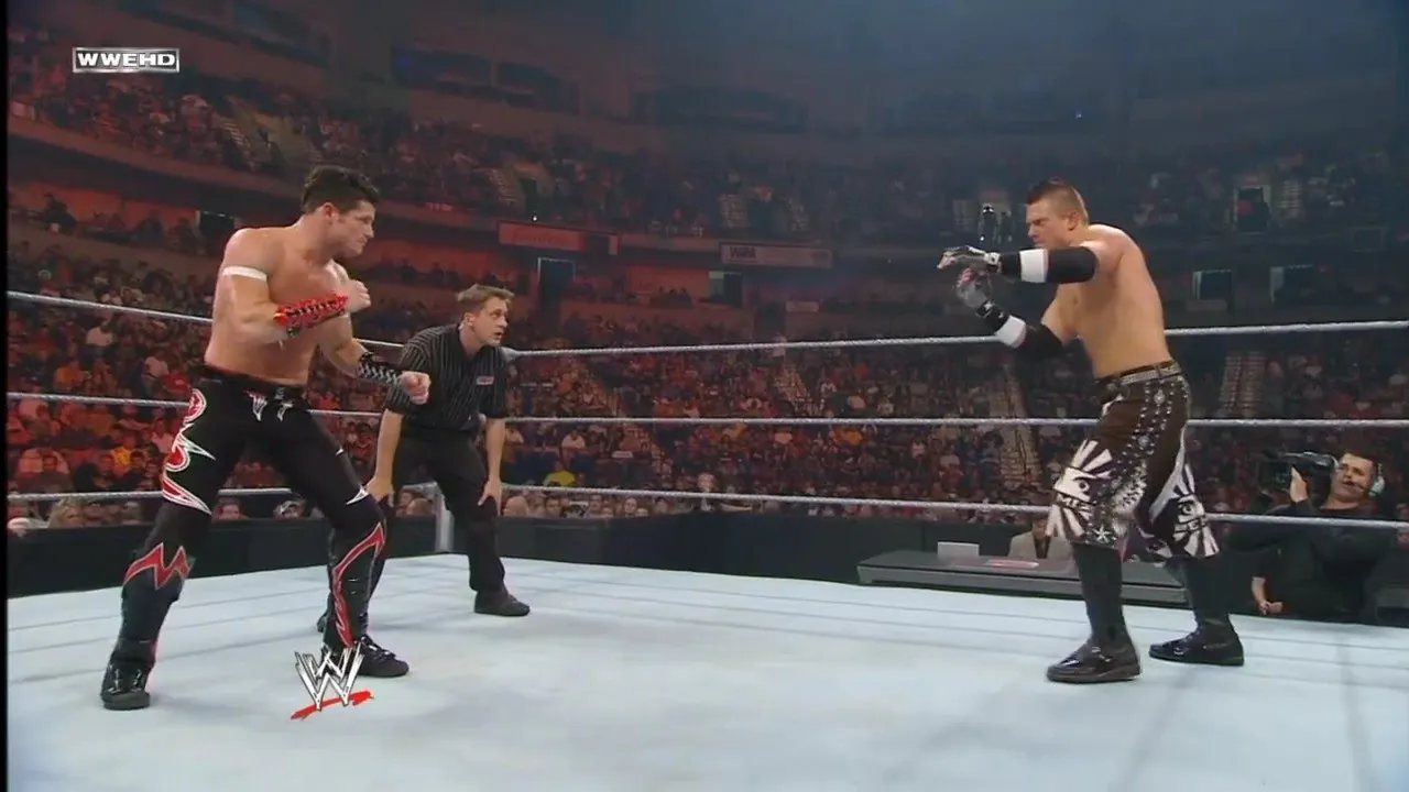 Evan Bourne✌🏻 vs. The Miz (WWE ECW 26/8/2008)Qualifying Match.