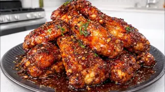Crispy Honey Garlic Lemon Pepper Wings | Easy Homemade Wings (2026) poster