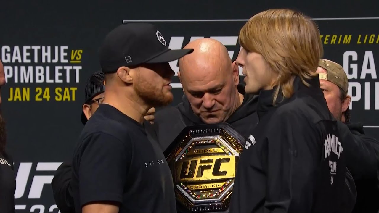 UFC 324: Битвы взглядов после пресс-конференции