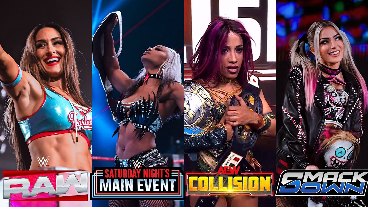 Best Women’s Wrestling Moves Of The Week : WWE SATURDAY NIGHT MAIN EVENT & AEW ROH | ALexaBanks. 