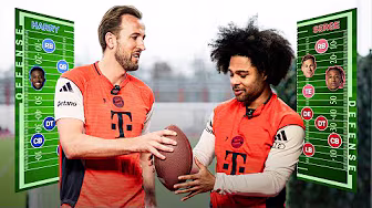 Is Kimmich the PERFECT quarterback? 👀 – Kane & Gnabry pick their FC Bayern NFL teams 🏈