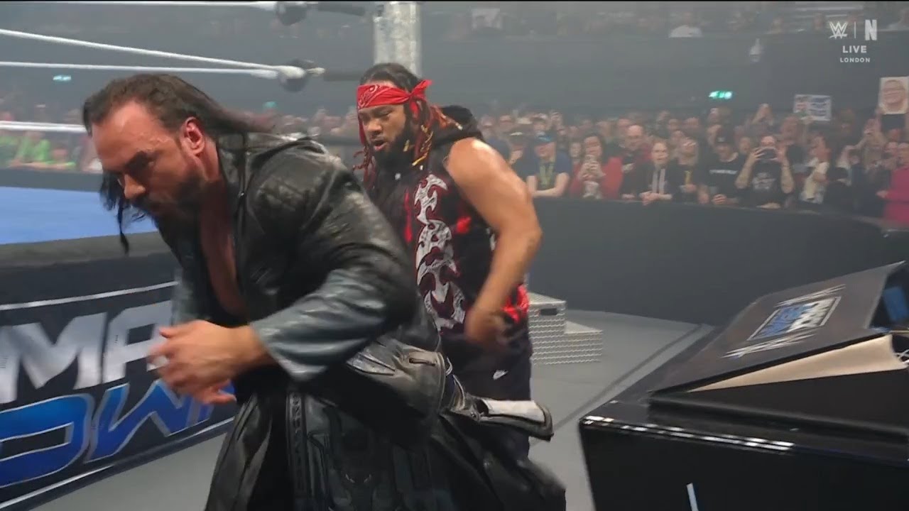 Jacob Fatu attacks Drew McIntyre - WWE SmackDown | Jan. 16, 2025