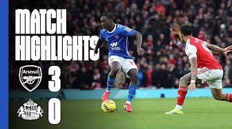 Defeat at the Emirates Stadium | Arsenal 3 - 0 Sunderland AFC | Premier League Highlights