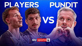 Jamie Carragher vs Vitaly Janelt and Sepp van den Berg | Player vs Pundit đ