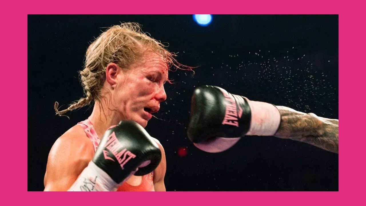 Women Boxing in Super Slow Motion