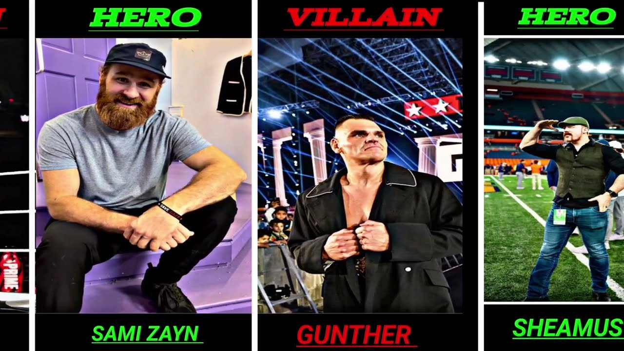 Current Wwe Hero & Villian ❤️🔥