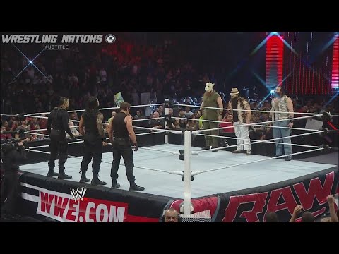The Shield and The Wyatt Family Epic Moment on RAW