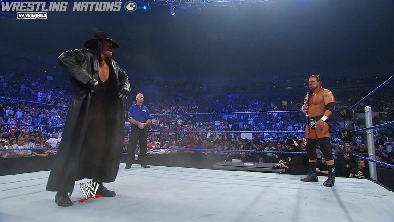 The Undertaker vs Triple H Smackdown Main Event