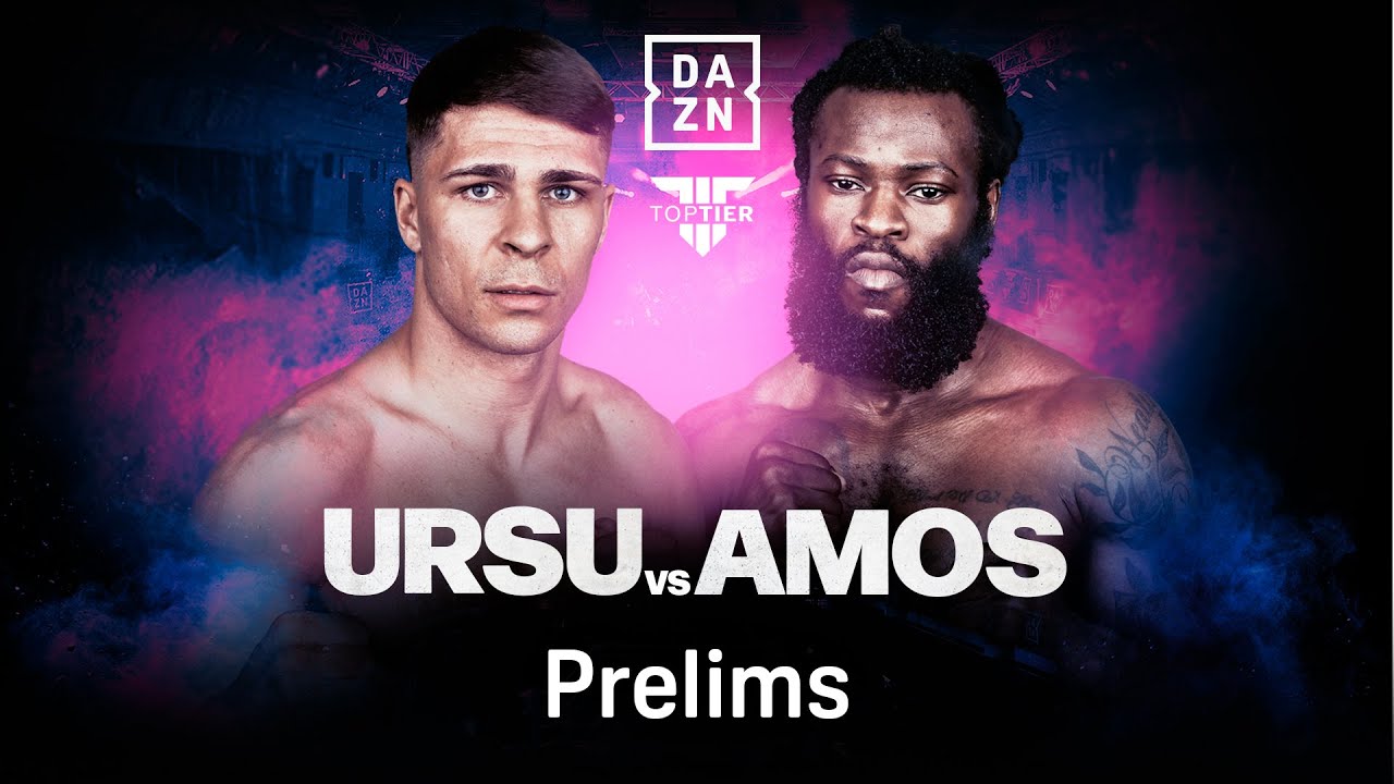 CONSTANTIN URSU VS. RYAN AMOS PRELIMS LIVESTREAM