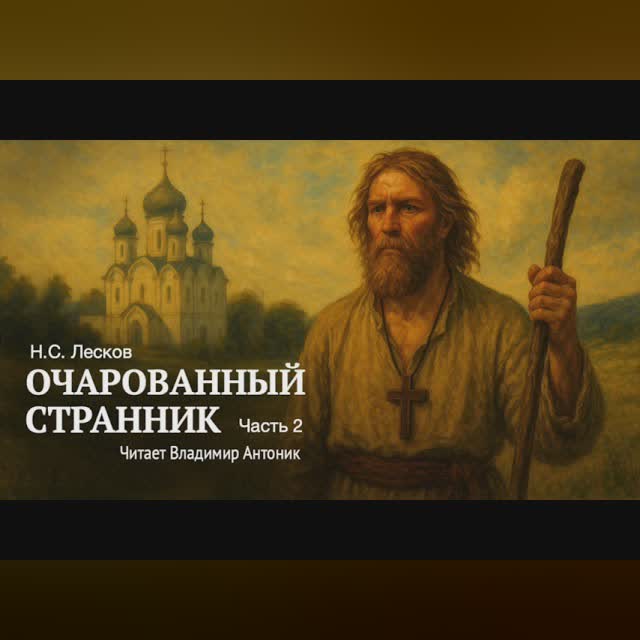 Аудиокнига. «Очарованный странник». Николай Лесков. Часть 2. Читает Владимир Антоник