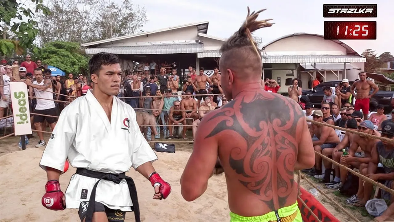 When Karate Master Challenges Pro Fighter!