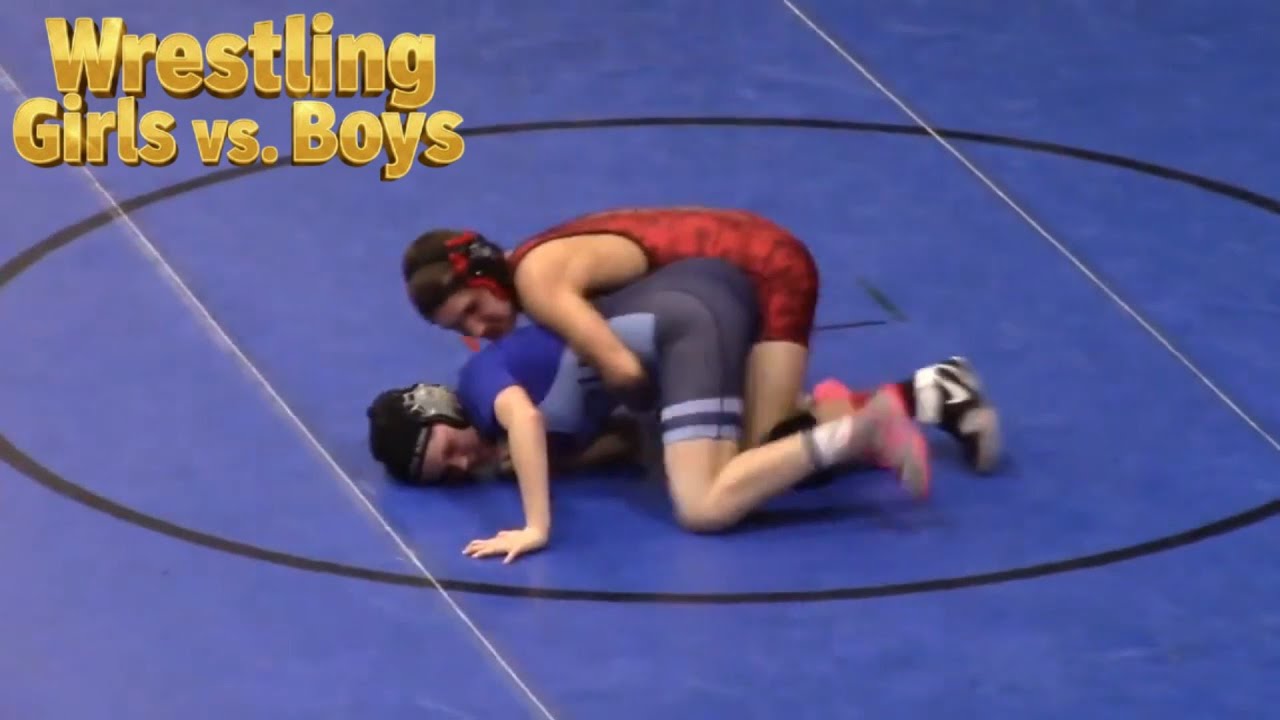 Wrestling Girls vs. Boys 08