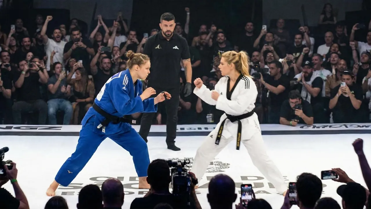 Ronda Rousey vs Katheryn Winnick — Olympic Judo vs Taekwondo