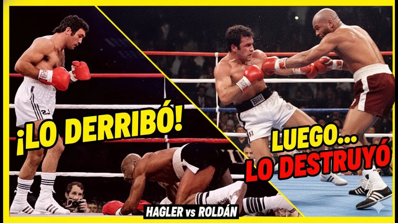 El ARGENTINO Derribo al mejor de la Historia, Luego fue destruido - Hagler vs Roldán
