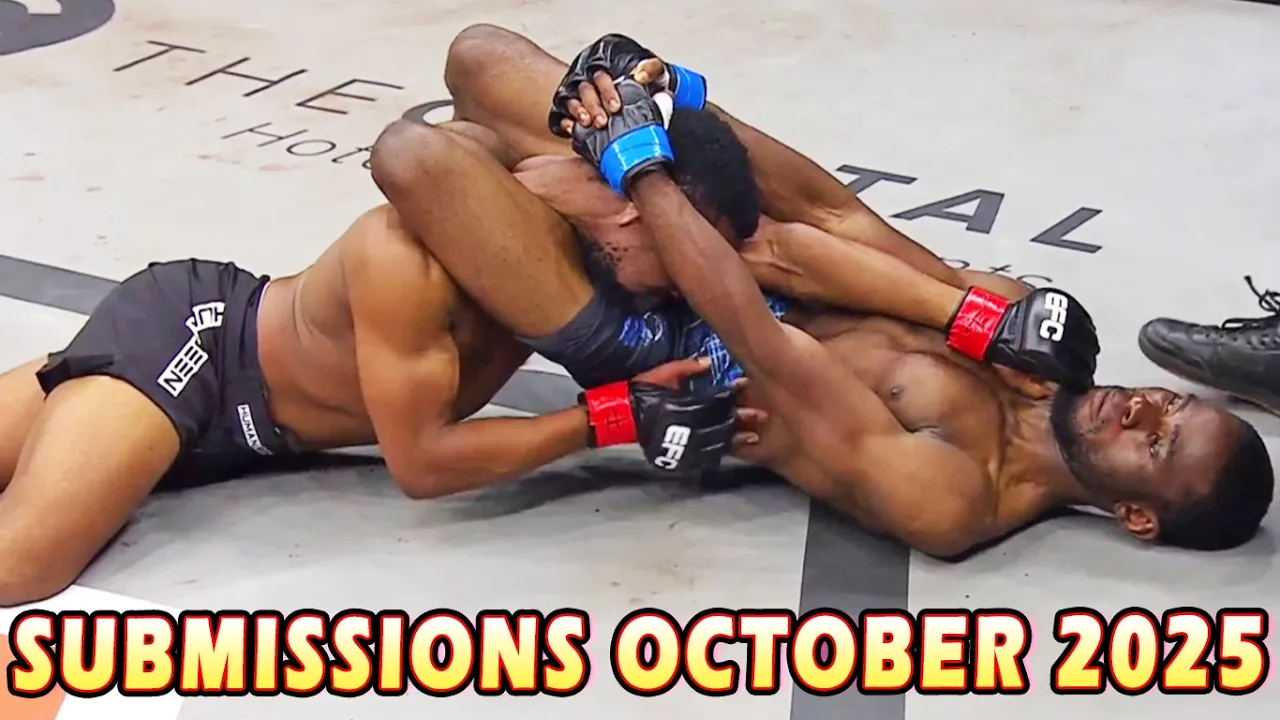 MMA Submissions of October 2025