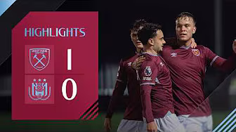 West Ham United U21 1-0 RSC Anderlecht U21 | Premier League International Cup Highlights