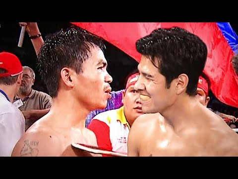 Manny Pacquiao (Philippines) vs Marco Antonio Barrera (Mexico) Full Highlights - TKO