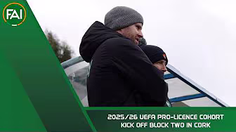 2025/26 UEFA Pro-Licence cohort kick off block two in Cork 🇮🇪⚽️📚