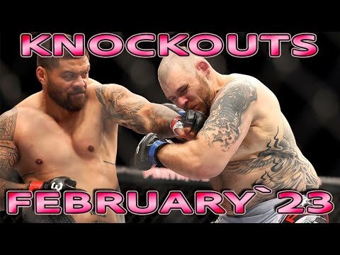 MMA knockouts February 2023