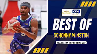 BEST OF SCHONNY WINSTON | CONVERGE FIBERXERS | PBA SEASON 50 PHILIPPINE CUP