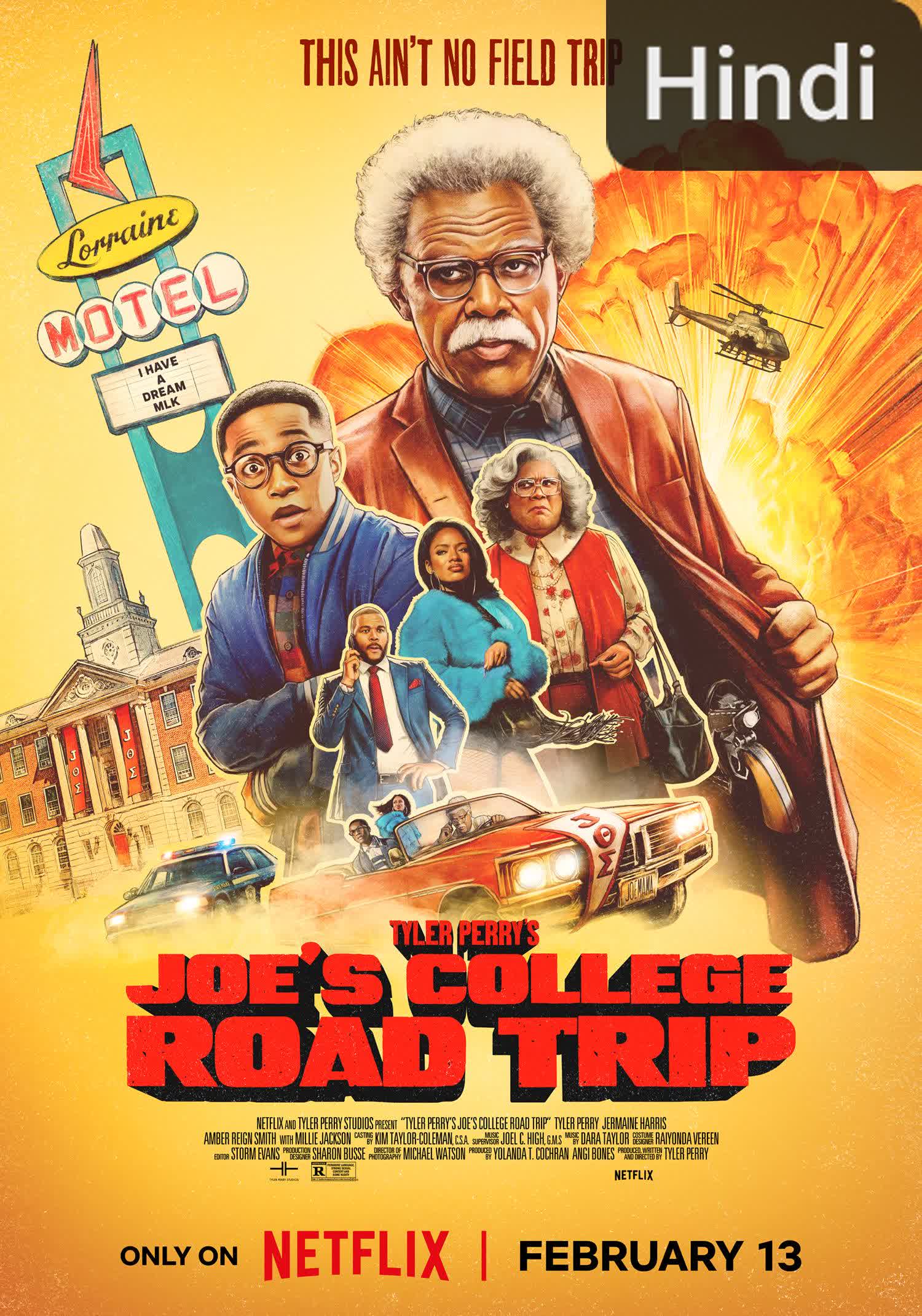 Tyler Perry's Joe's College Road Trip [Hindi]