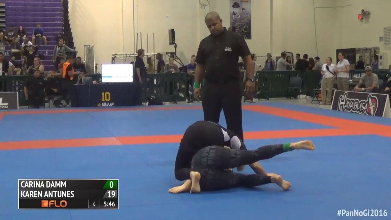 Full mount!!! Carina Damm had no chance in this grappling fight