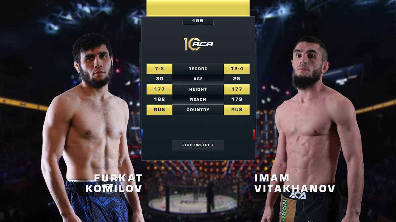Фуркат Комилов vs. Имам Витаханов | Furkat Komilov vs. Imam Vitakhanov | ACA 198