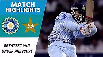 India vs Pakistan Nail-Biter | Ganguly Held His Nerve With 51 Under Pressure