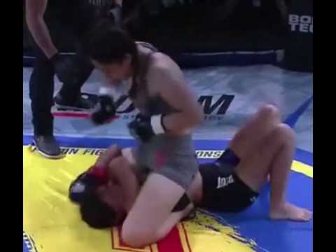 Best Ground and Pound 17 Female MMA